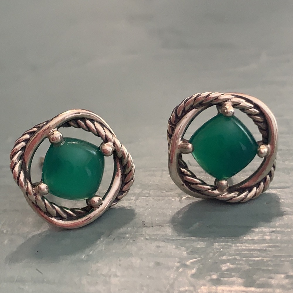 David Yurman infinity earrings